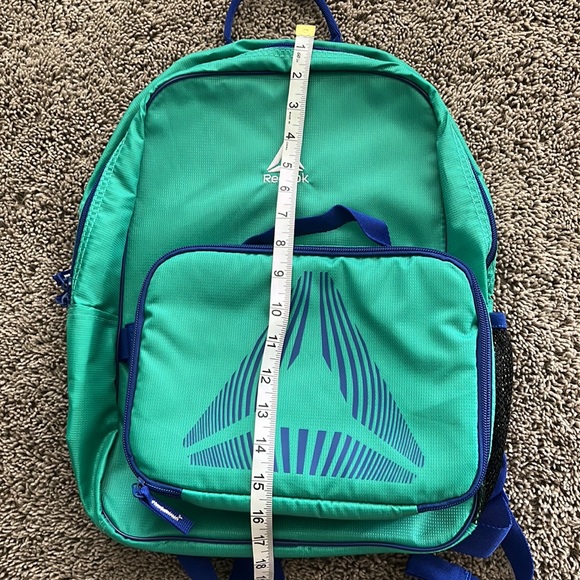 NWT! Reebok Lunchbox Backpack Green / Blue One Size Reebok - Picture 6 of 8